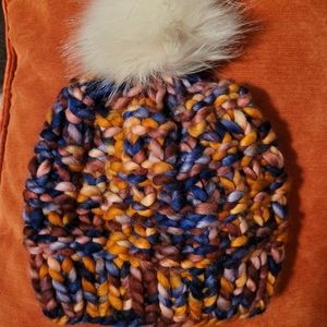 New 100% Merino Wool Hand knit Chunky Beanie